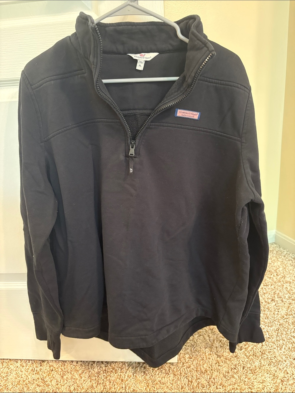 Vineyard Vines Black Half-Zip Pullover